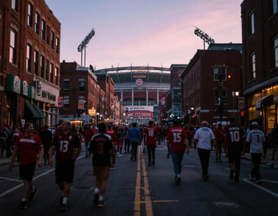 比賽日城市氛圍示意